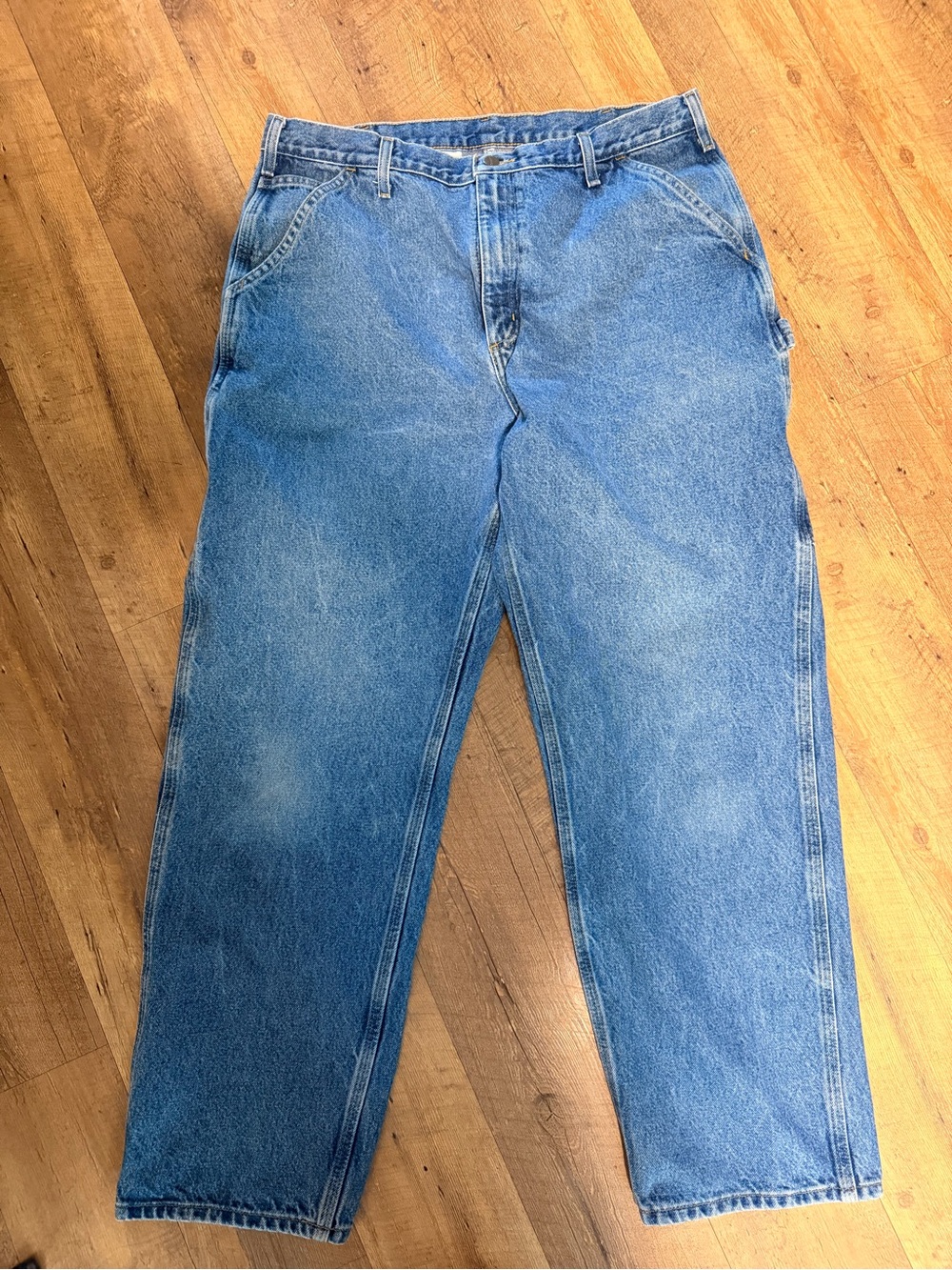 Carhartt Men’s Carpenter Pants in Blue Denim